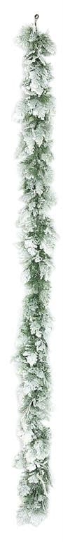 6" Snow Cedar Garland