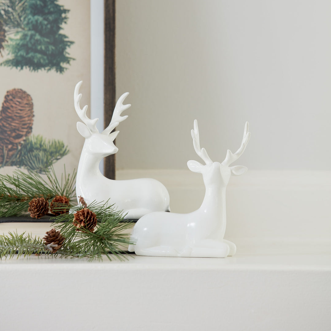 6”H Deer Resin