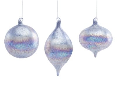 Iridescent Glass Ornament