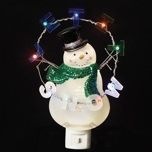8.25” Led Snowman Night Light