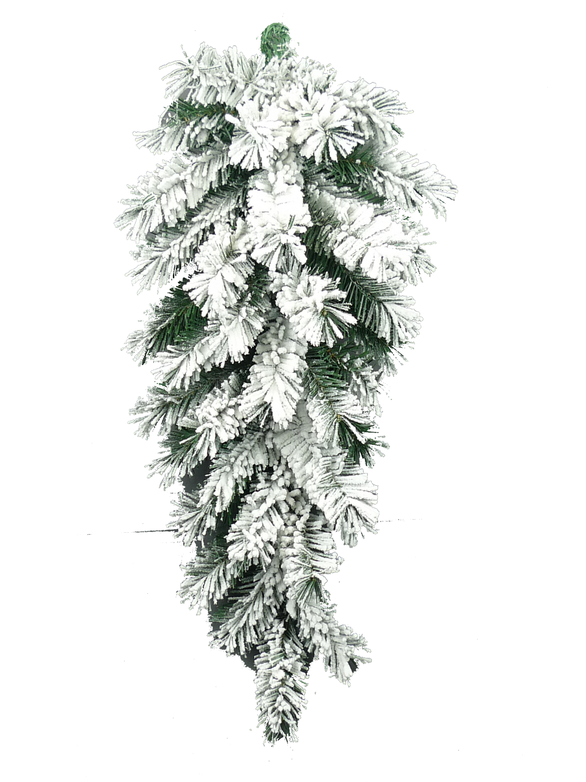 Kirkwood Pine Teardrop wooden Christmas decoration in natural pine finish with teardrop silhouette.