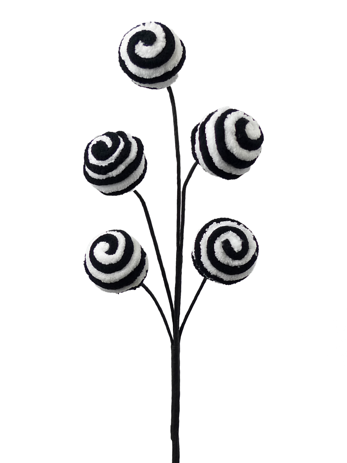 Twirl Ball Pick decorative accent with H18 height.