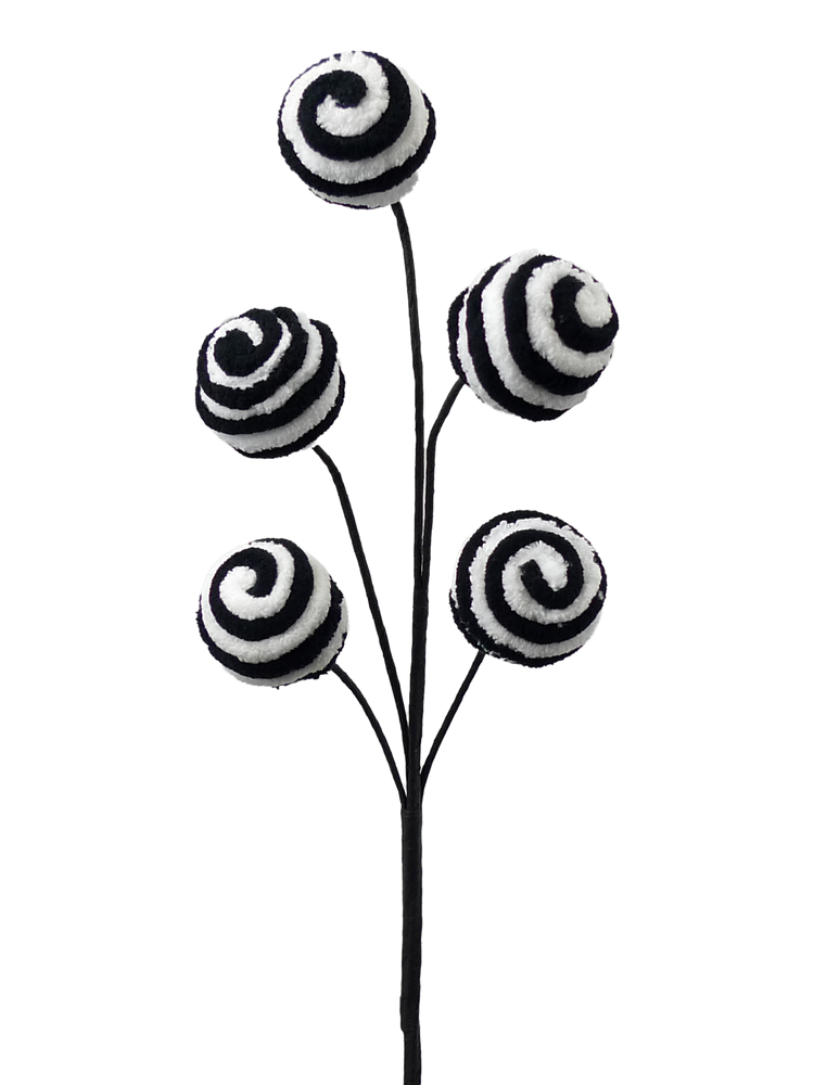 Twirl Ball Pick decorative accent with H18 height.