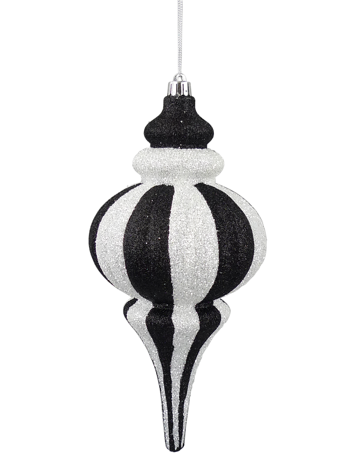Orn Drop-Shape decorative item with a drop-shaped silhouette in black finish.