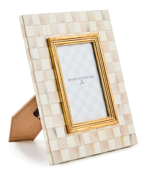 Mocha Check 4" x 6" Frame