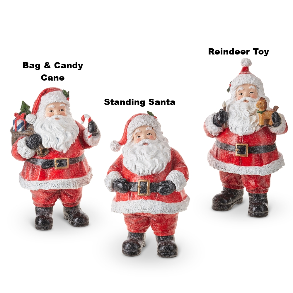 9" Vintage Santa - Sold Individually