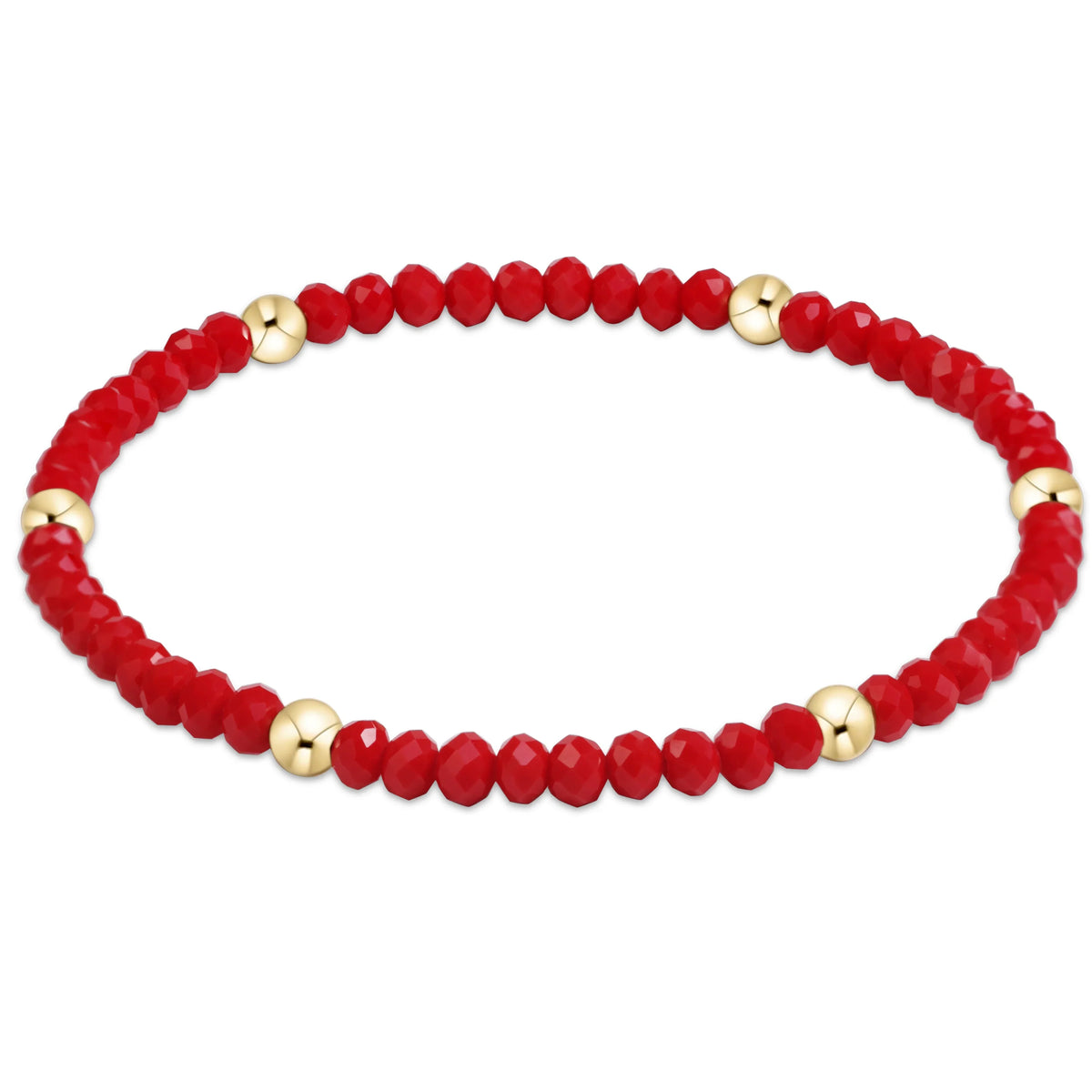 eNewton Gameday Flirty presence bracelet in Red, manufacturer SKU BGDFLPRESR, UPC 842678195196.