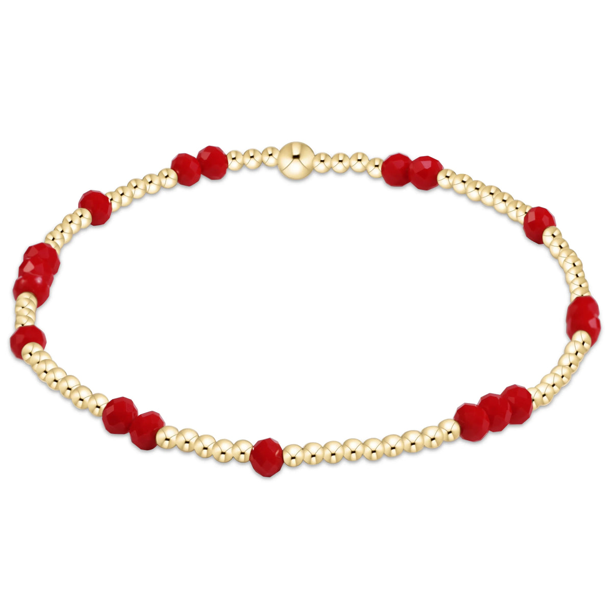 eNewton Gameday Flirty hope-unwritten bracelet in Red, manufacturer SKU BGDFLHOPUNWR, UPC 842678195363.