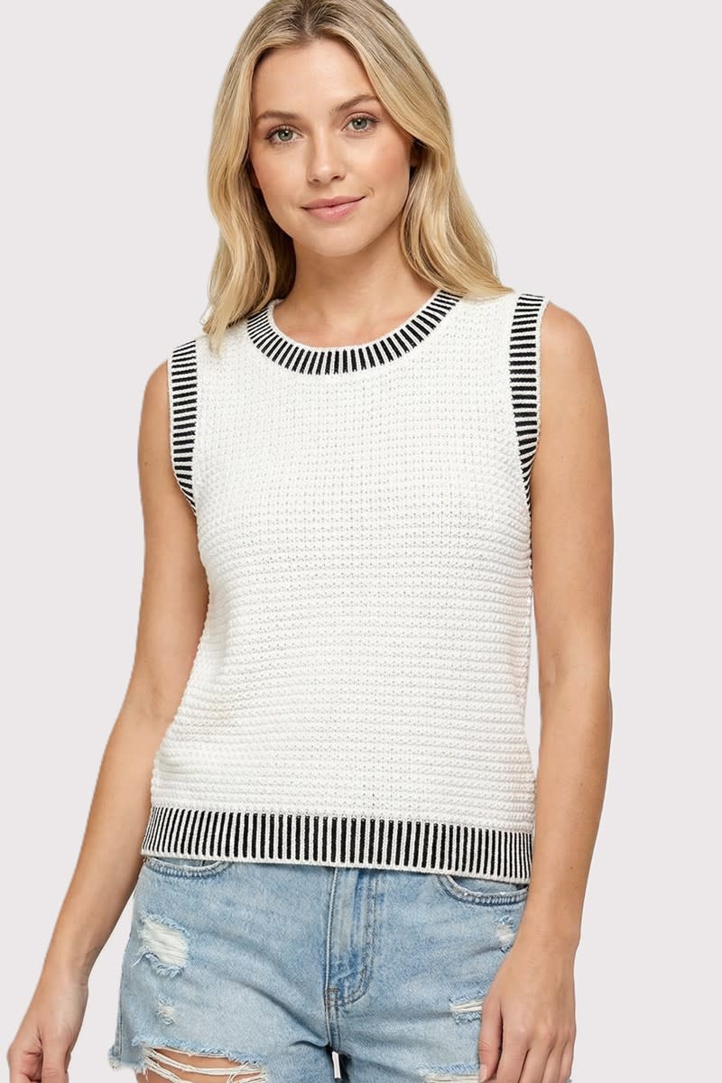 Hallie Waffle Textured Sweater