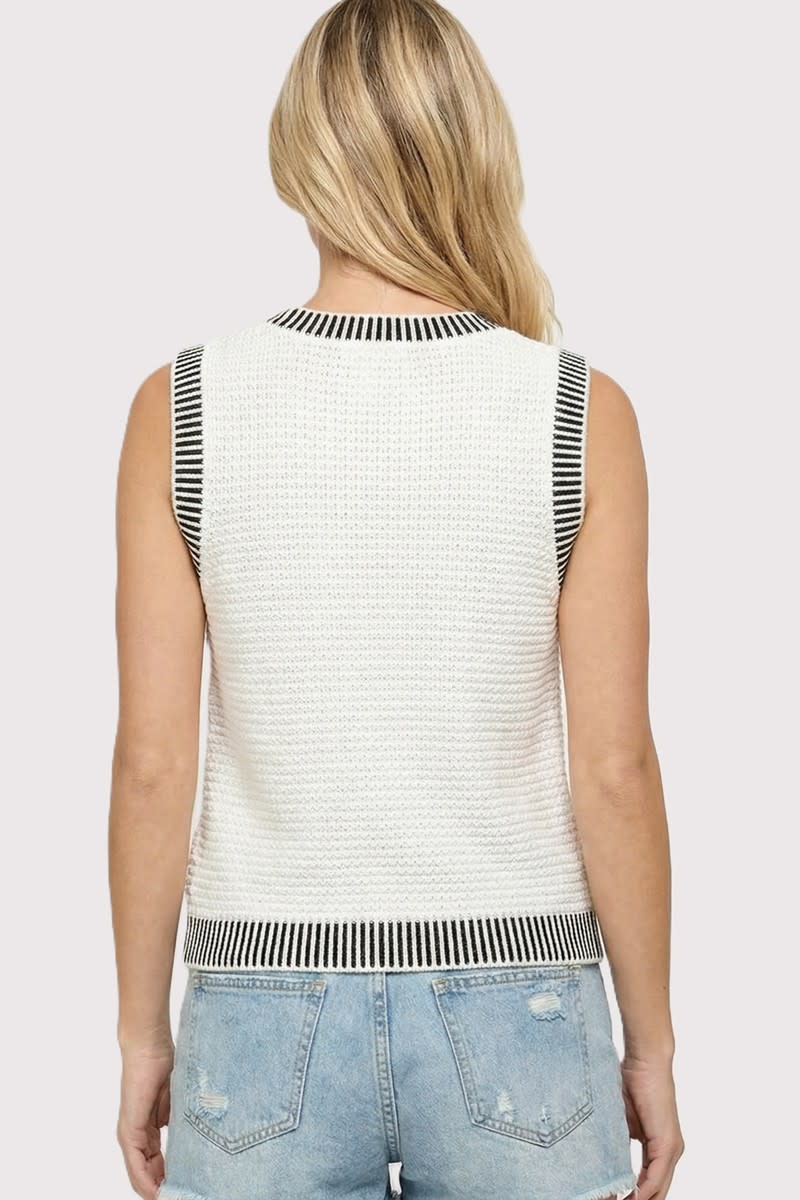 Hallie Waffle Textured Sweater
