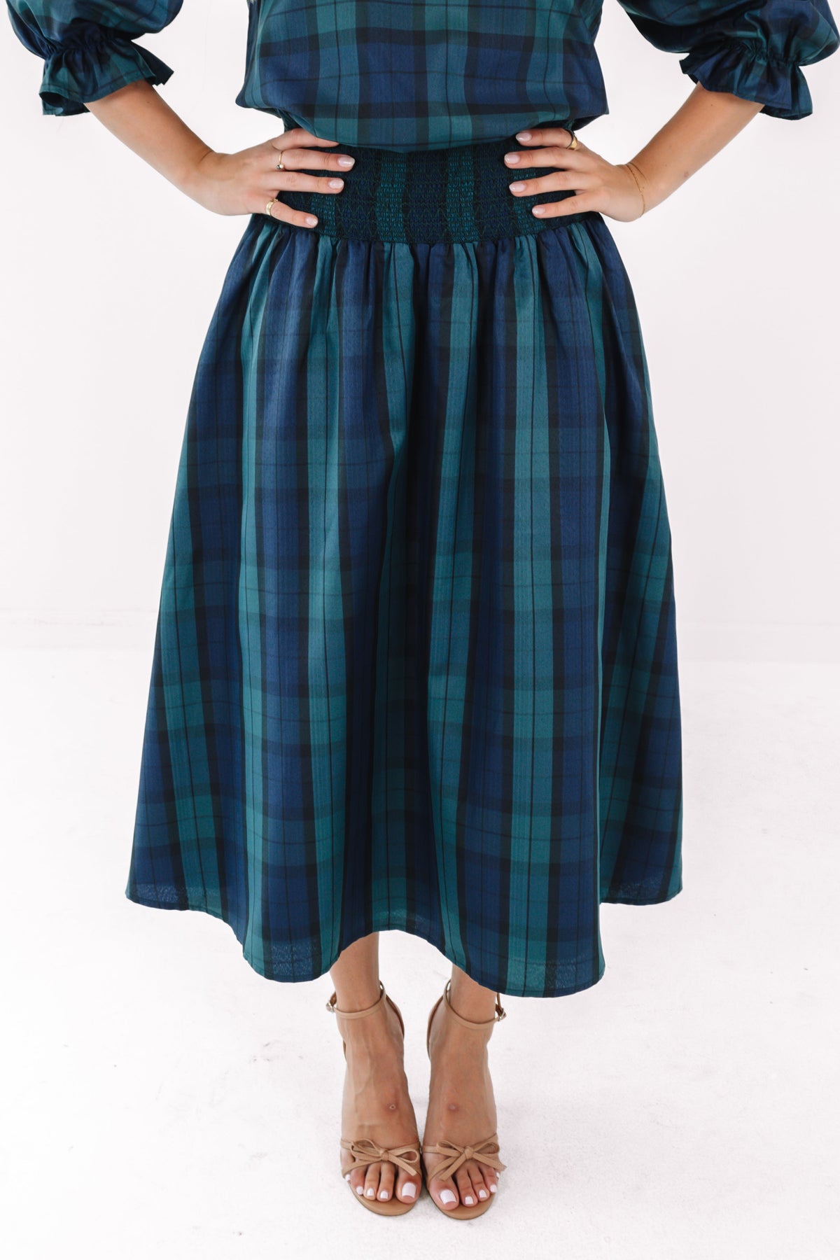 Andrea Midi Skirt in Harlan pattern, view 1