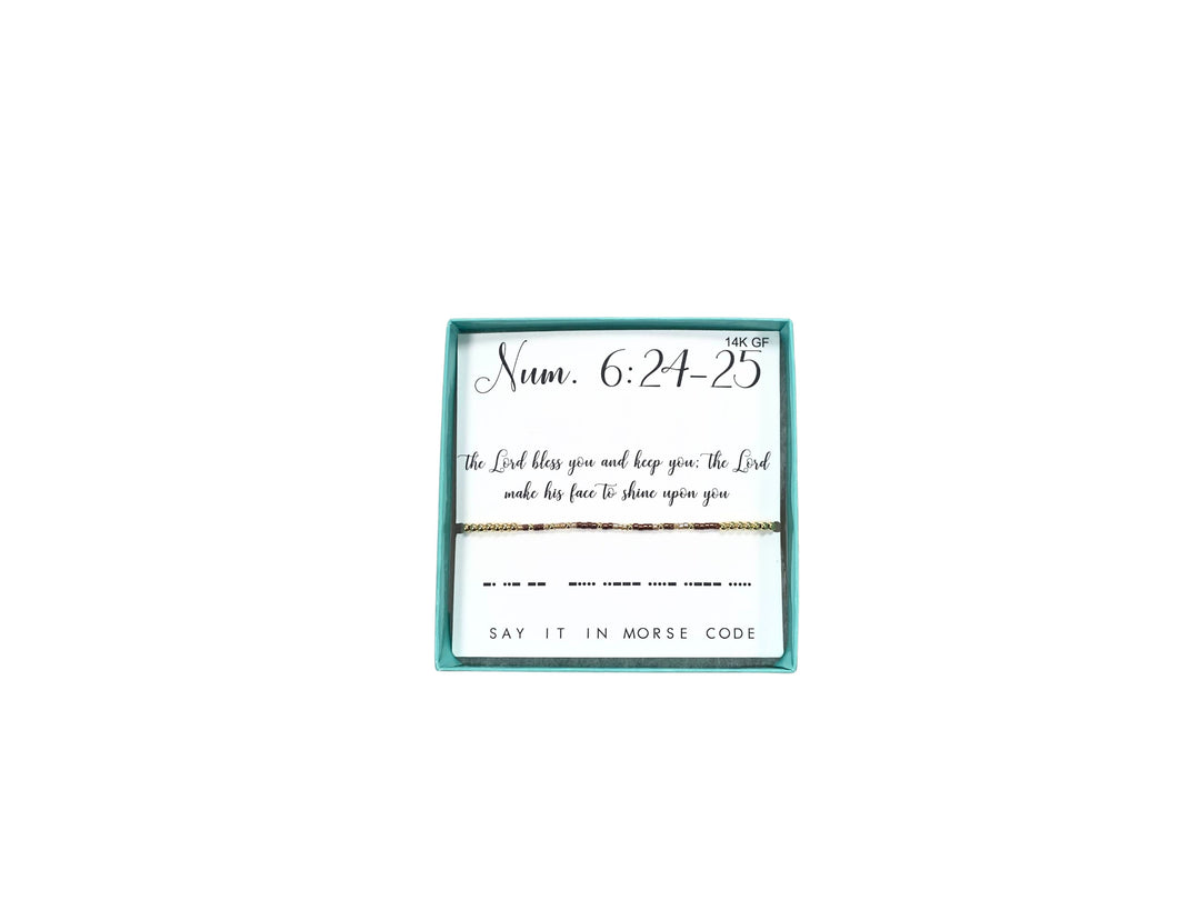 Numbers 6:24-25 Bracelet