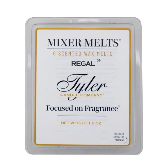 Tyler Candle Company Regal Mixer Melts, 6 scented wax melts, 1.9 oz package.