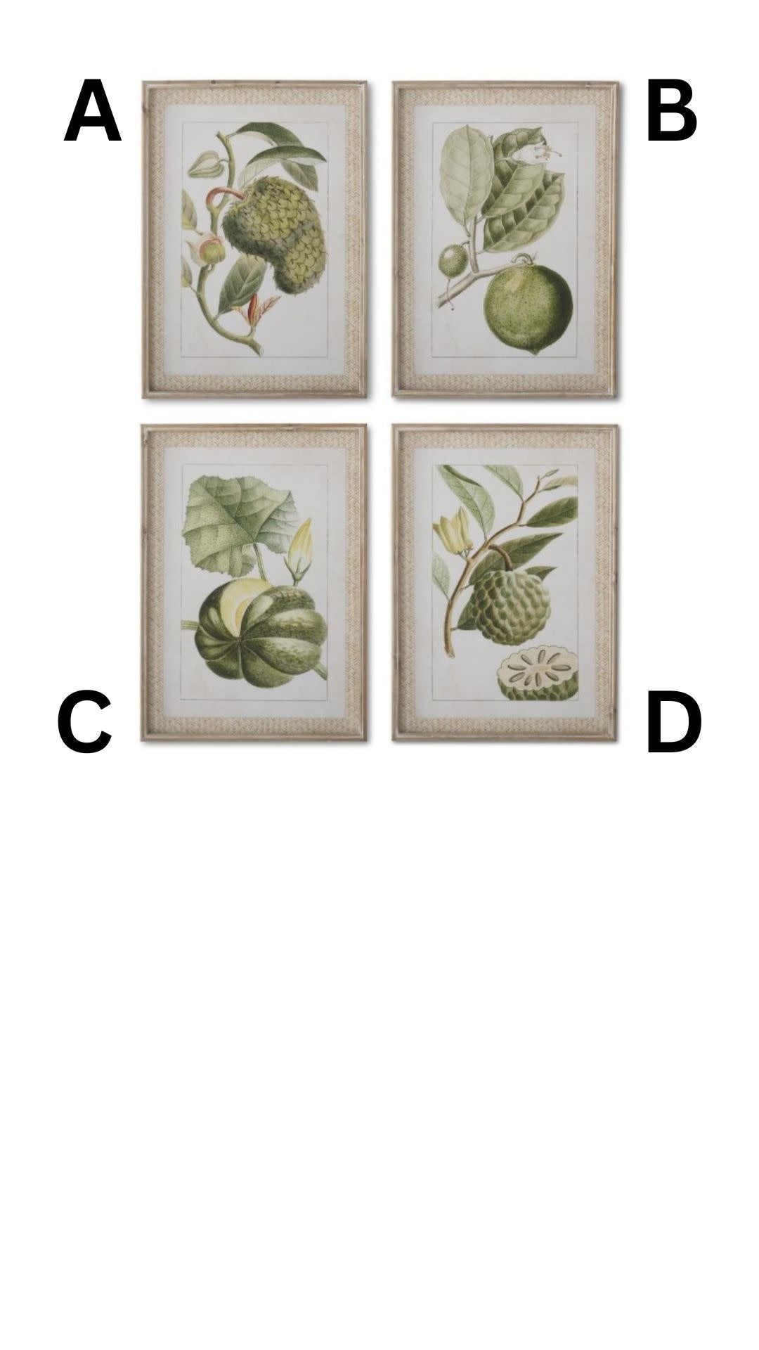 27.5" Natural Wood Framed