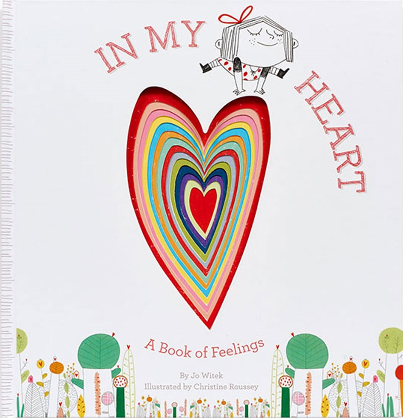 Hardcover children's book In My Heart: A Book Of Feelings featuring full-color illustrations on the cover.
