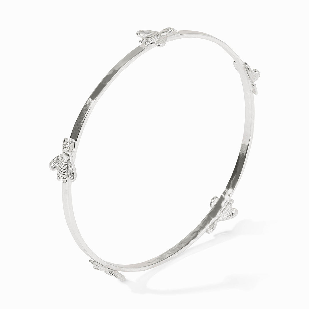 Bee Bangle Silver