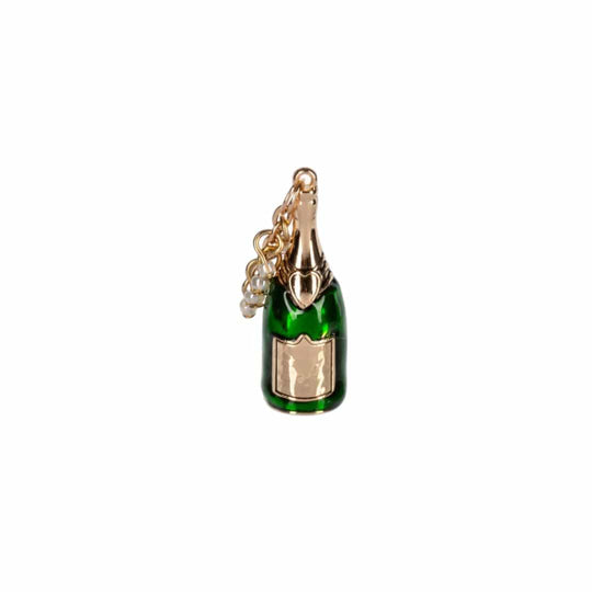Multi-colored Pop the Bubbly Charm bubble wand with a whimsical silhouette.
