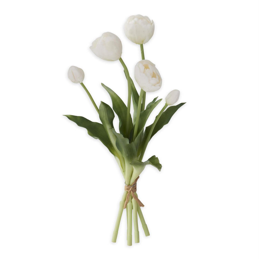 15 Inch Real Touch Tulip Bud & Bloom Bundle UV Protected