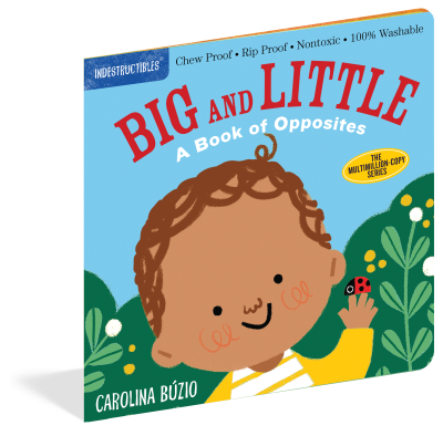 Indestructible toddler book with bright illustrations on a durable waterproof cover.