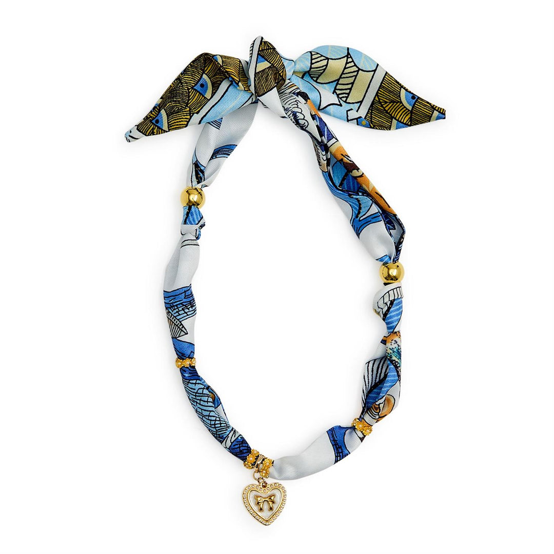 Tied to You Adjustable Scarf Necklace