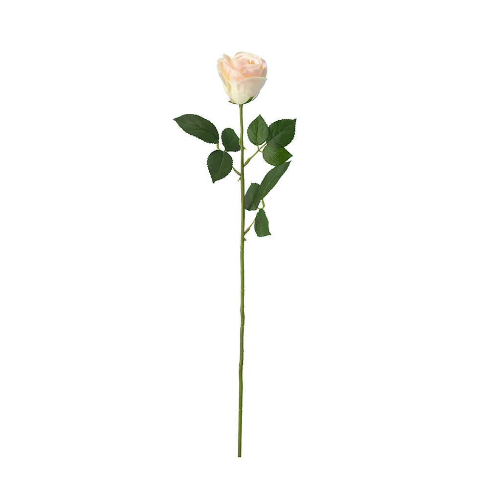 Real Touch Rose Stem artificial flower with green stem and realistic rose petals.