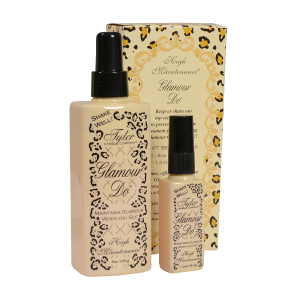 Glamour Do Gift Set in High Maintenance scent featuring 8oz and 1.2oz spray bottles with box.