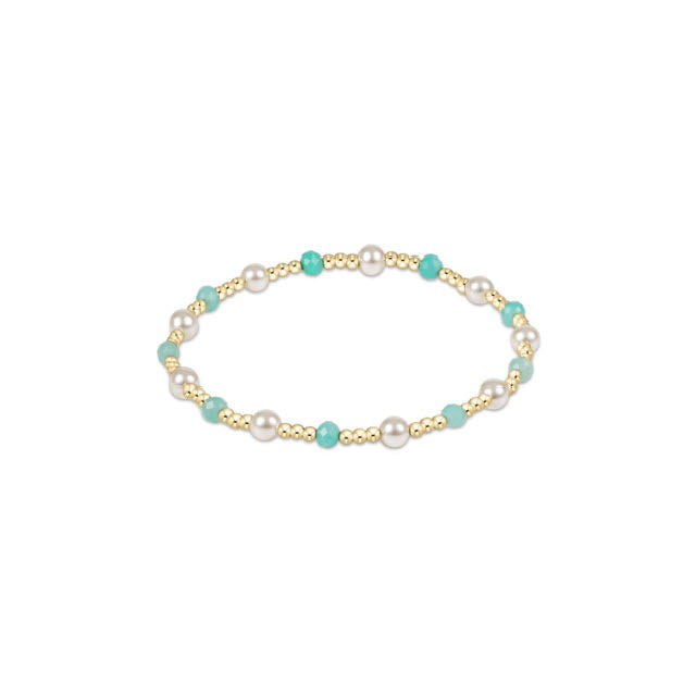 Pearl Sincerity Pattern 4mm Bead Bracelet