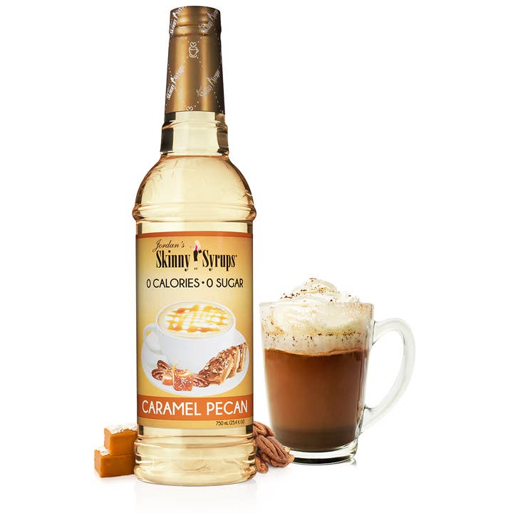 Bottle of sugar-free vanilla almond flavored drink with zero calories.