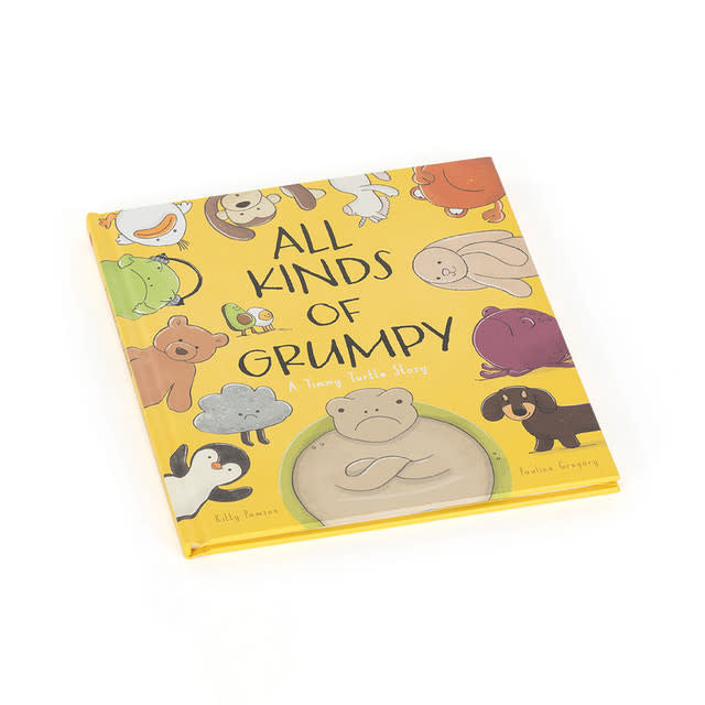 Paper board book cover featuring Timmy Turtle with a grumpy expression against a colorful background.