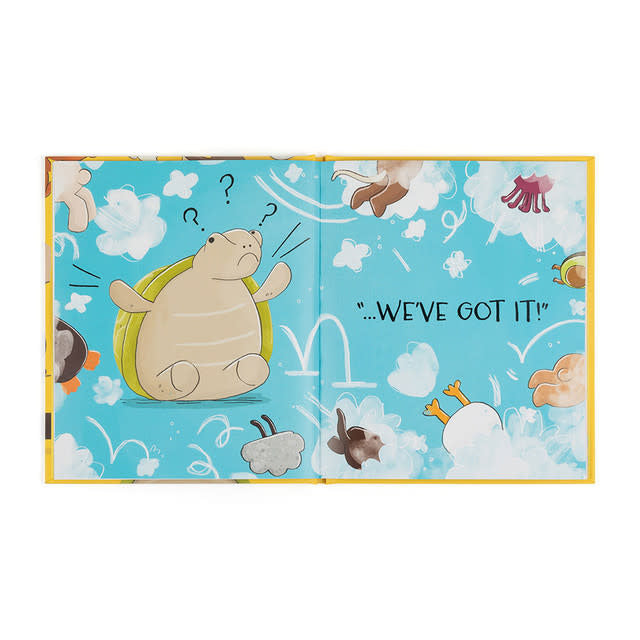 Paper board book cover featuring Timmy Turtle with a grumpy expression against a colorful background.