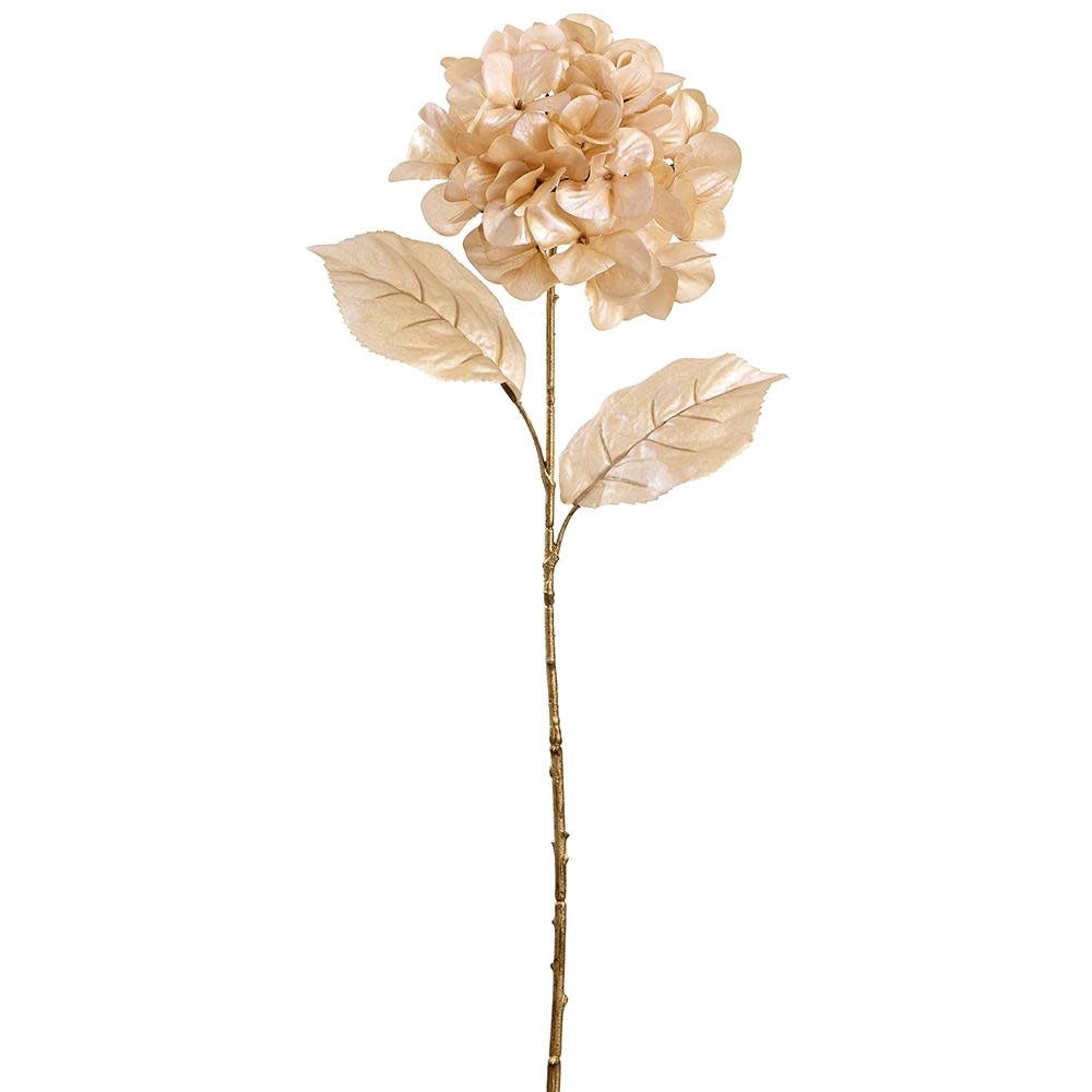 27" Pearlized Hydrangea Spray in Blush