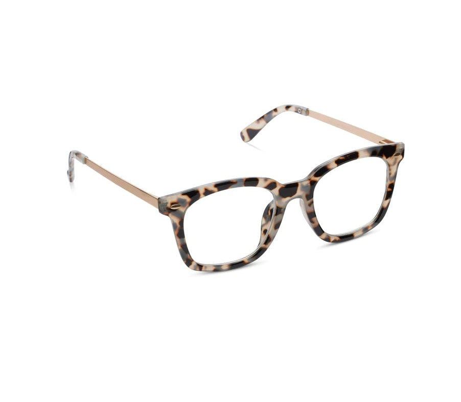 Blue Light Focus™ Limelight eyeglasses with clear acrylic lenses featuring a sleek silhouette and anti-reflective coating.