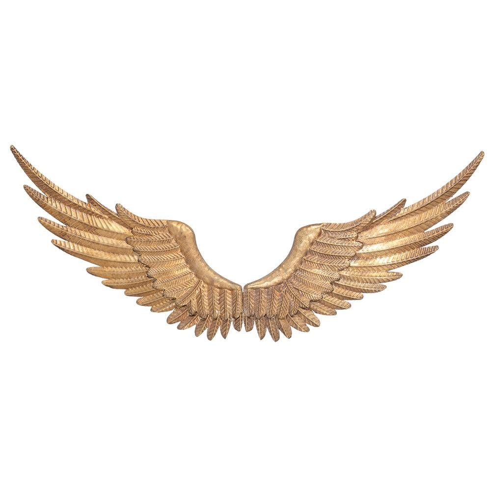 Angel Wall Deco Gold Antique