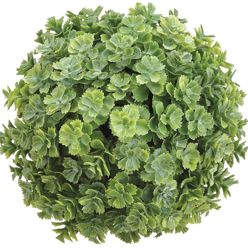5.5 Inch Real Touch Sedum Orb - Green
