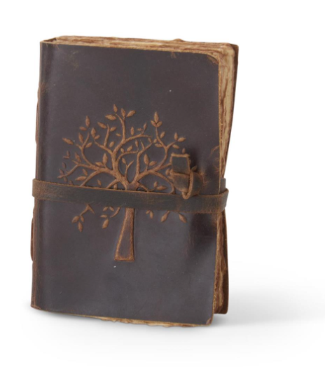 6 inch Leather Tree Embossed Journal