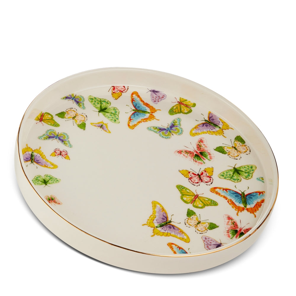 12" Butterfly Confetti Tray