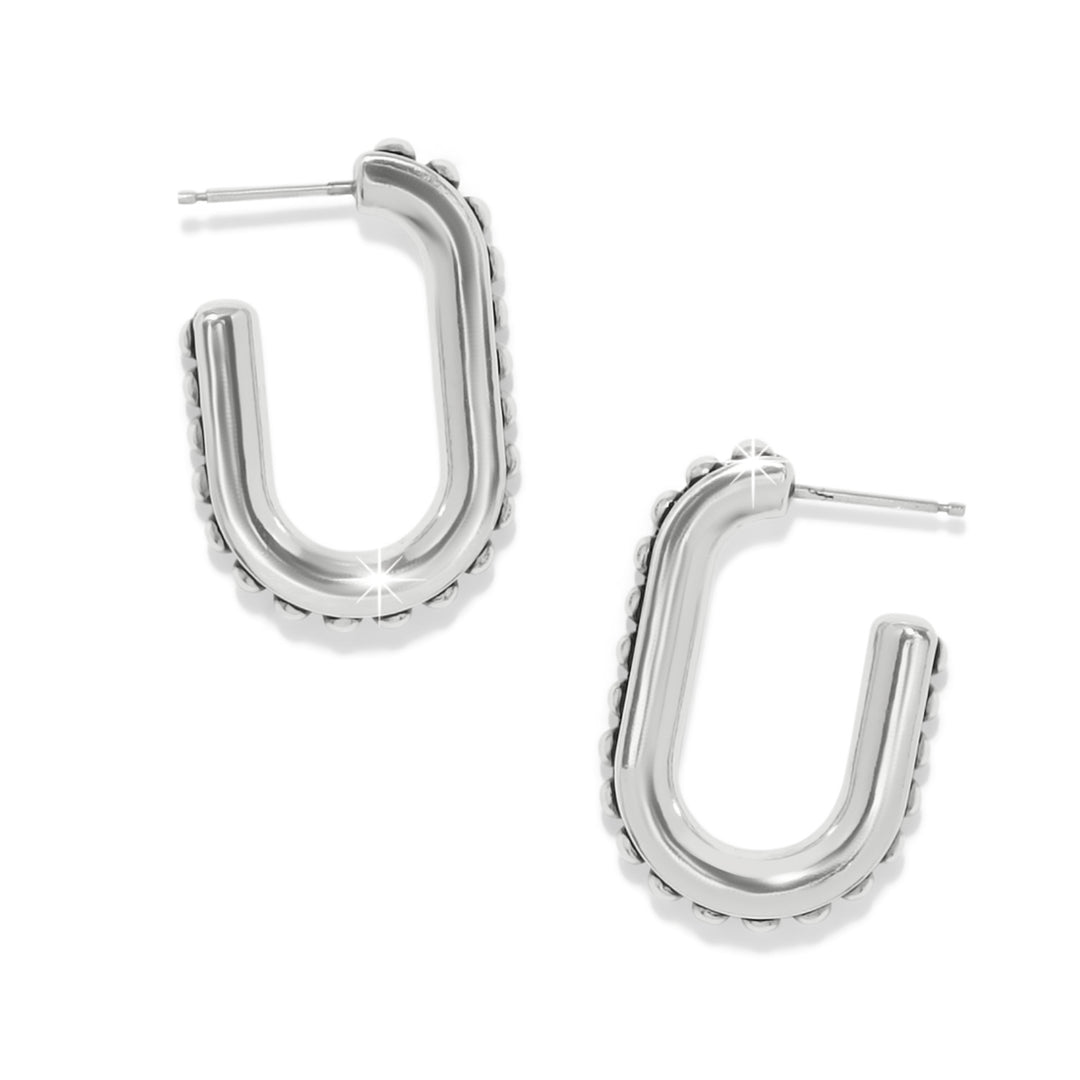 Pretty Tough Link Hoop Earrings