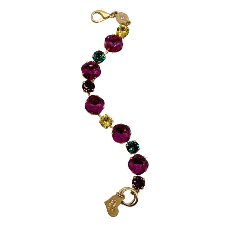 Gold Premier Bracelet featuring a New Orleans-inspired chain link design with polished gold finish.