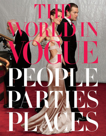 The World In Vogue book cover featuring a couple on a red carpet.
