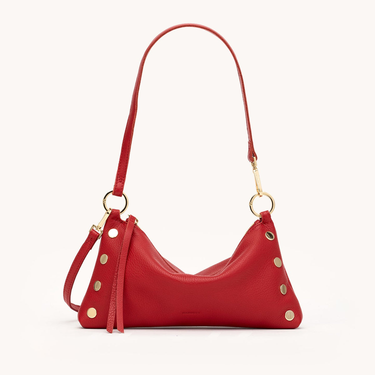 Kyle Bag in black leather with detachable crossbody strap