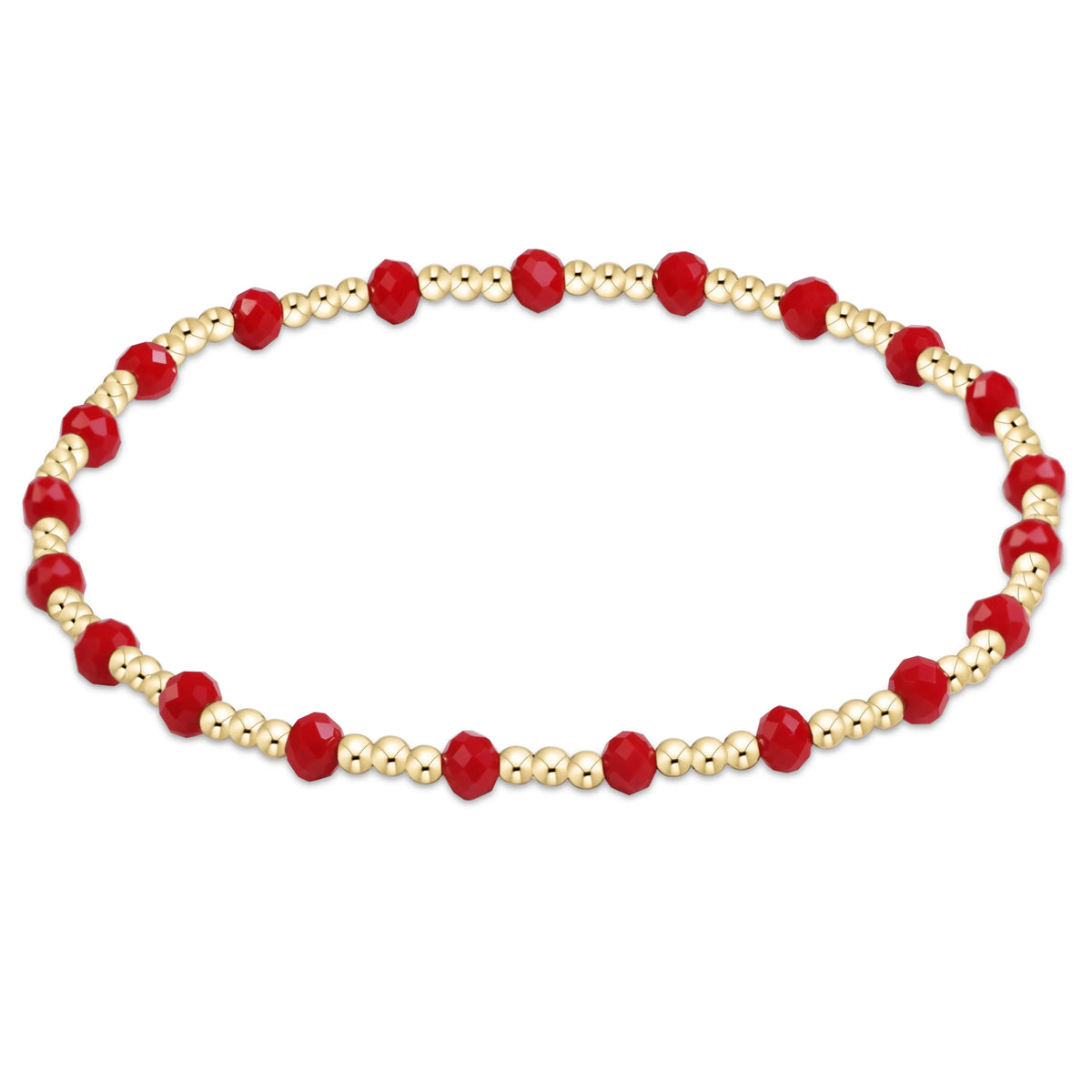 eNewton Gameday Flirty sincerity bracelet in Red, manufacturer SKU BGDFLSINR, UPC 842678195028.