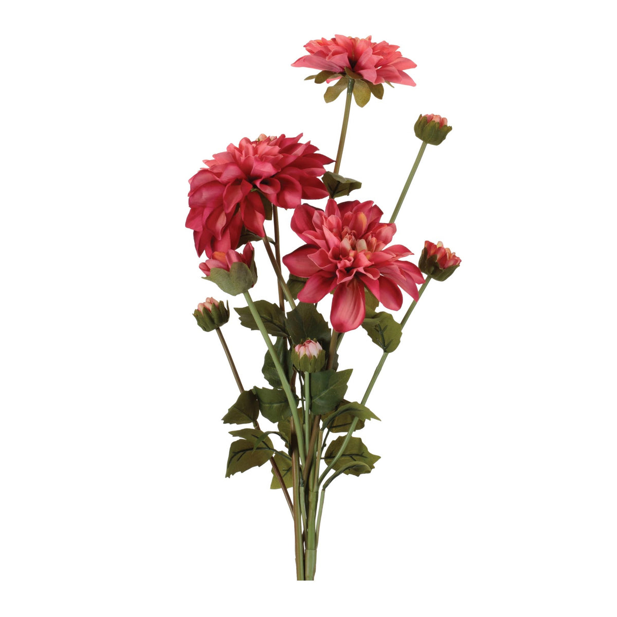 Polyester Dahlia floral bundle measuring 23.5 inches tall