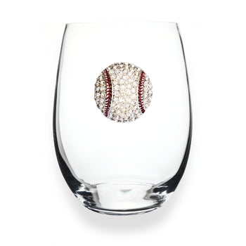 Jeweled Stemless Wine Glass