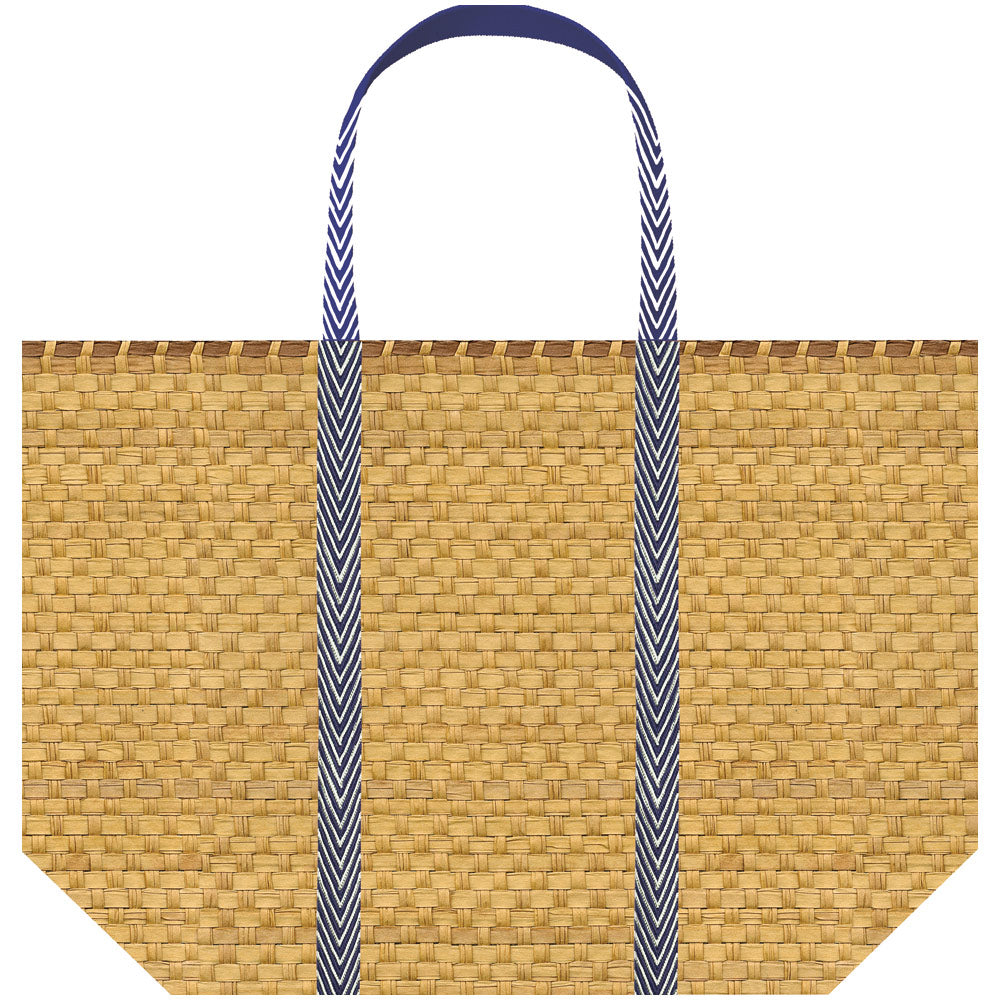 Small tote gift bag with a strong handle printed on durable paper.