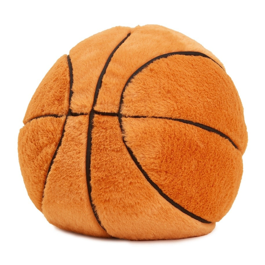 Plush basketball-shaped Warmie weighted with real dried French lavender scent.
