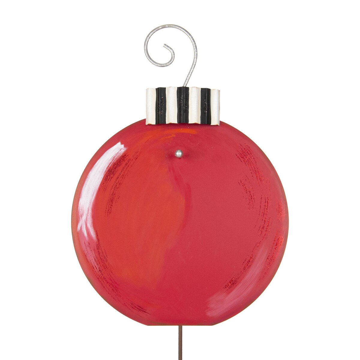 Ornament display board with a rectangular frame designed to stake, hang, or use as an easel.