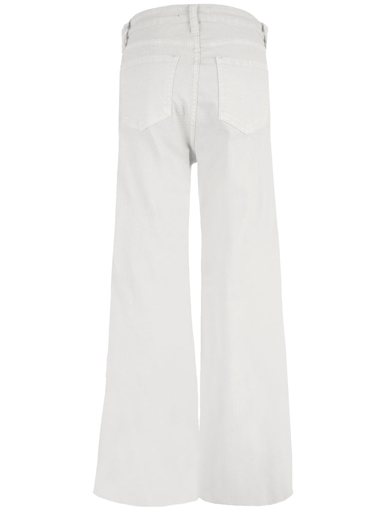 Meg High Rise Fab Ab Wide Leg Raw Hem
