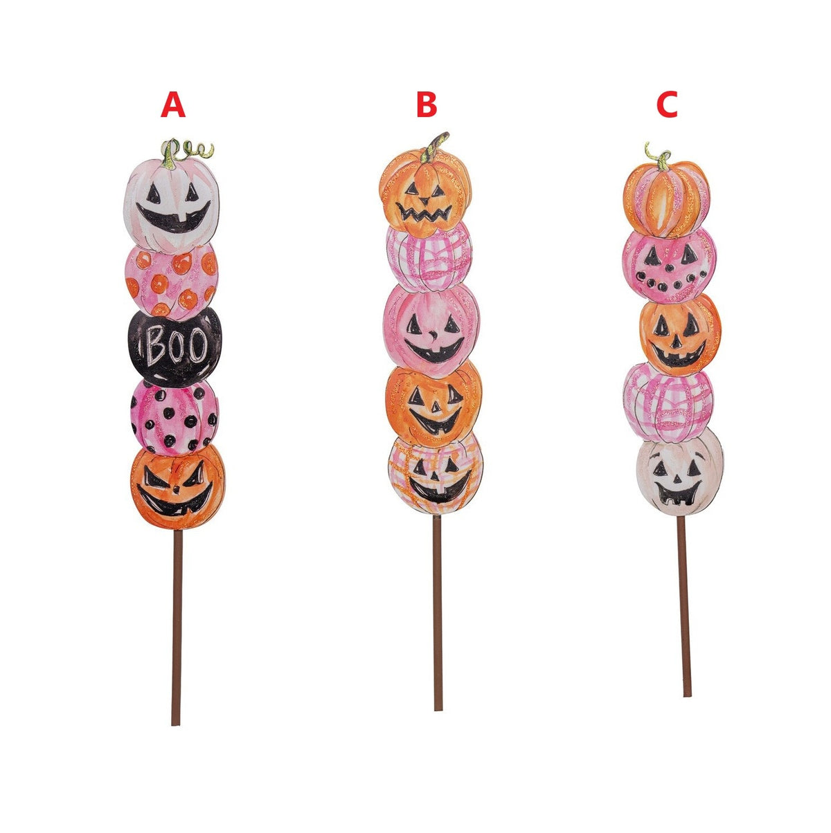 Beck's Pink Kabob stake-shaped wall decor with a playful pink silhouette.
