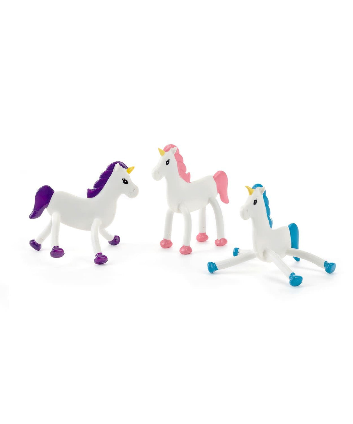 Bendable soft malleable unicorn stress reliever with wiry interior