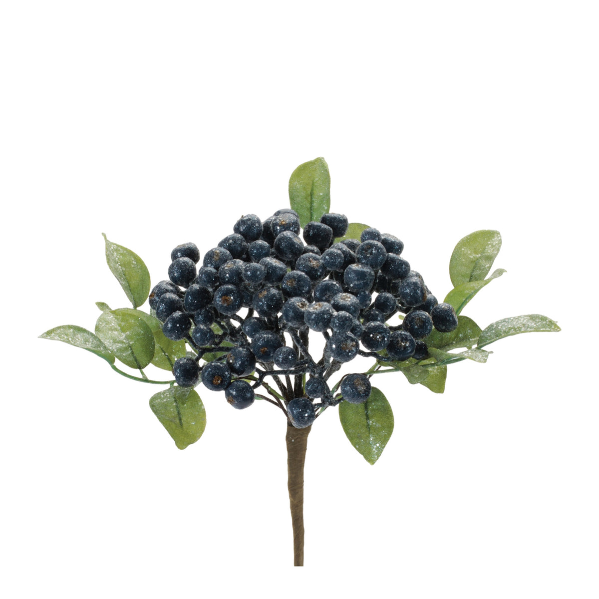 Festive Berry Cluster decoration with vibrant red berries on realistic greenery foam base